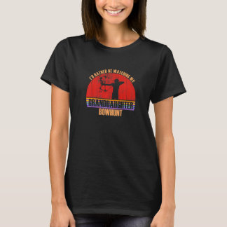 Camiseta Grandparent Rather Be Watching Bowhunt Granddaught
