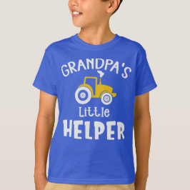Camiseta Grandpas Pequeña Ayuda Con Tractor