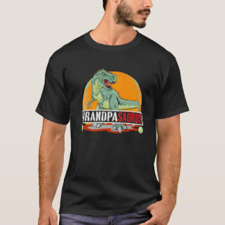 Camiseta GRANDPASAURO T Rex Dinosaur Grandpa Saurus Birthd