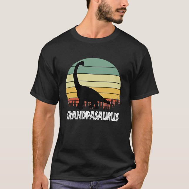 CAMISETA GRANDPASAURUS GRANDPA SAURUS GRANDPA DINOSAUR (Anverso)