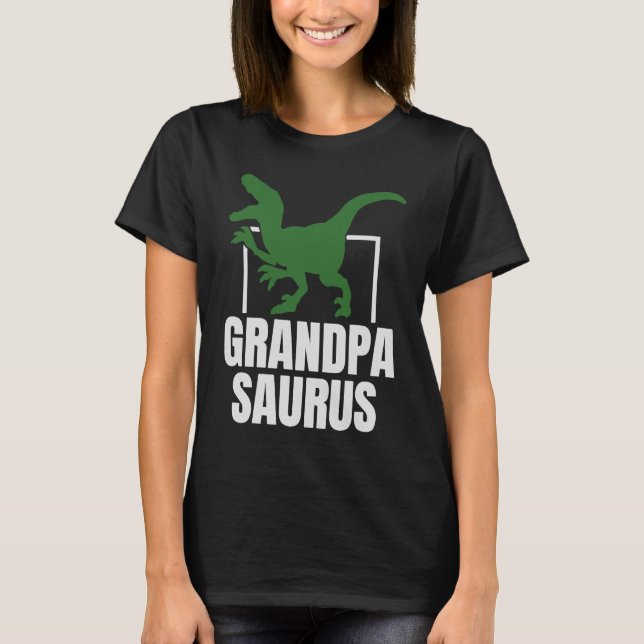 Camiseta Grandpasaurus Rex Dinosaur Grandpa Saurus (Anverso)