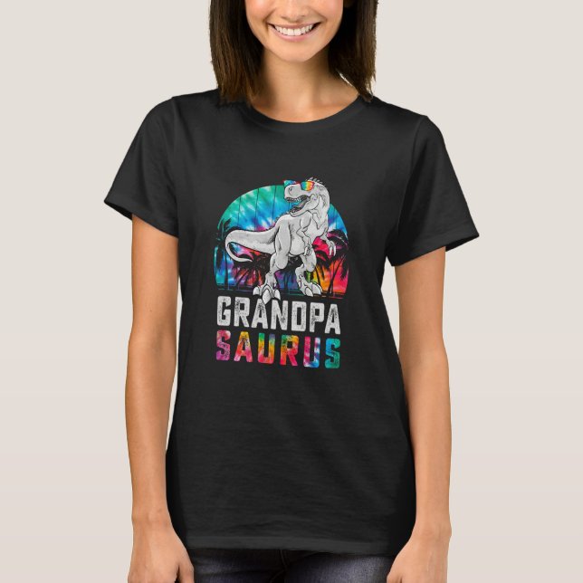 Camiseta Grandpasaurus Rex Dinosaur Grandpa Saurus Family M (Anverso)