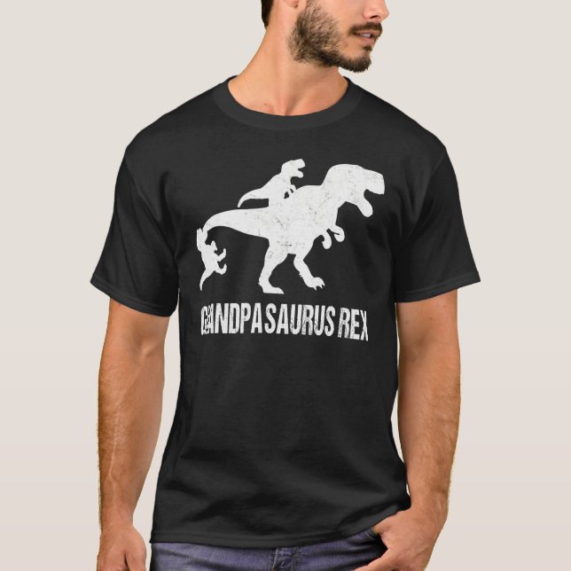 Camiseta Grandpasaurus Rex Dinosaur Grandpa Saurus Family M (Anverso)