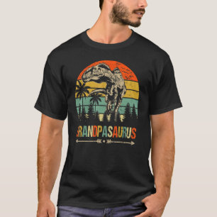 Camiseta Grandpasaurus Rex Dinosaur Grandpa Saurus Family M