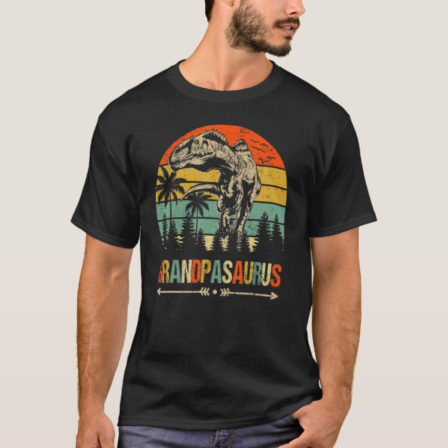 Camiseta Grandpasaurus Rex Dinosaur Grandpa Saurus Family M (Anverso)