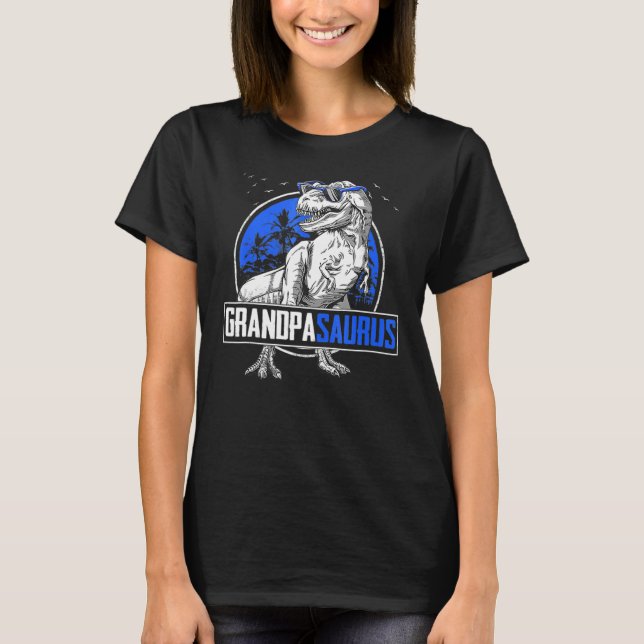 Camiseta Grandpasaurus Rex Dinosaur Grandpa Saurus Family M (Anverso)