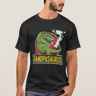 Camiseta Grandpasaurus SmokingRe Dinosaur Abuelo amigos
