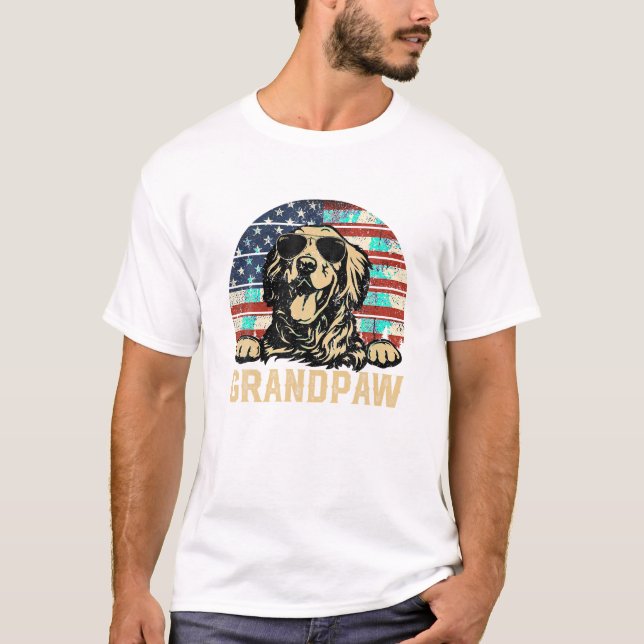 Camiseta Grandpaw American Flag (Anverso)
