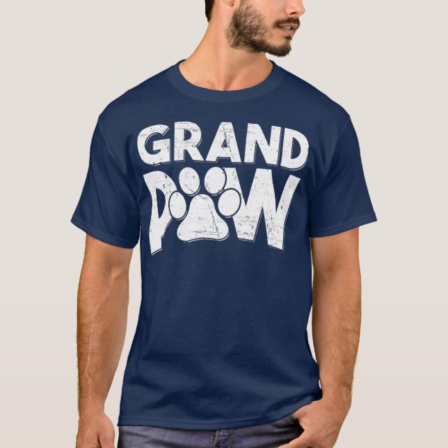 Camiseta Grandpaw Dog Grandpa s Grand Paw Gifts Men (Anverso)