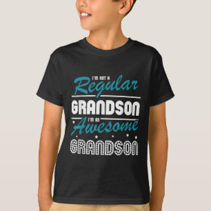 Camiseta Grandson Gift No Soy Una Nieta Regular