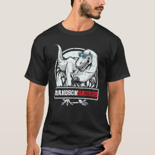 Camiseta GrandsonSaurus rex Dinosaur Grandson Saurus Famili