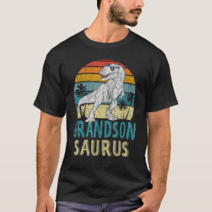 Camiseta Grandsonsaurus Rex Dinosaur Grandson Saurus Family