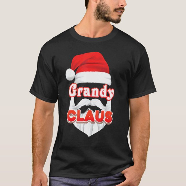 Camiseta Grandy Claus Navidades Santa Face Merry Ugly Sweat (Anverso)