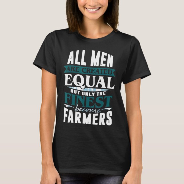 Camiseta Grangero Tractor Granja Vaca Gallina (Anverso)