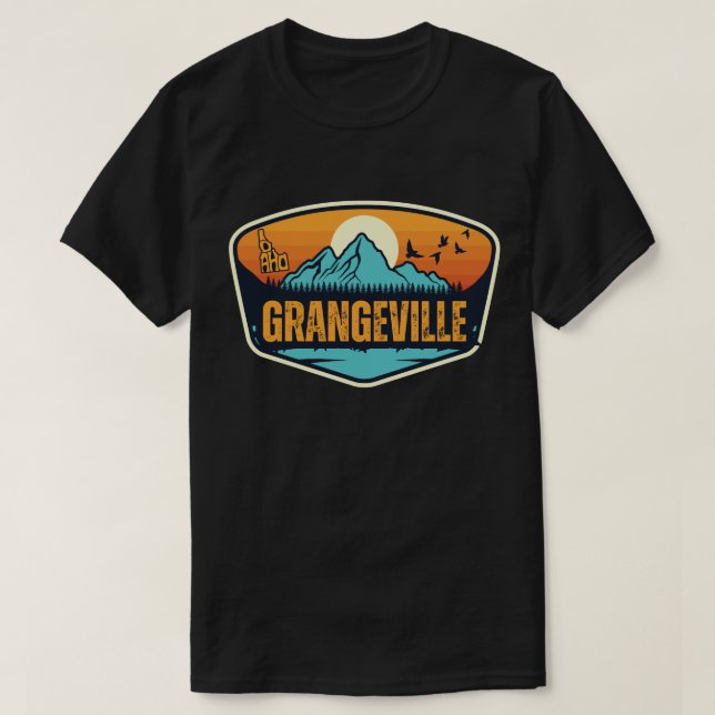 Camiseta Grangeville, Idaho (Diseño del anverso)