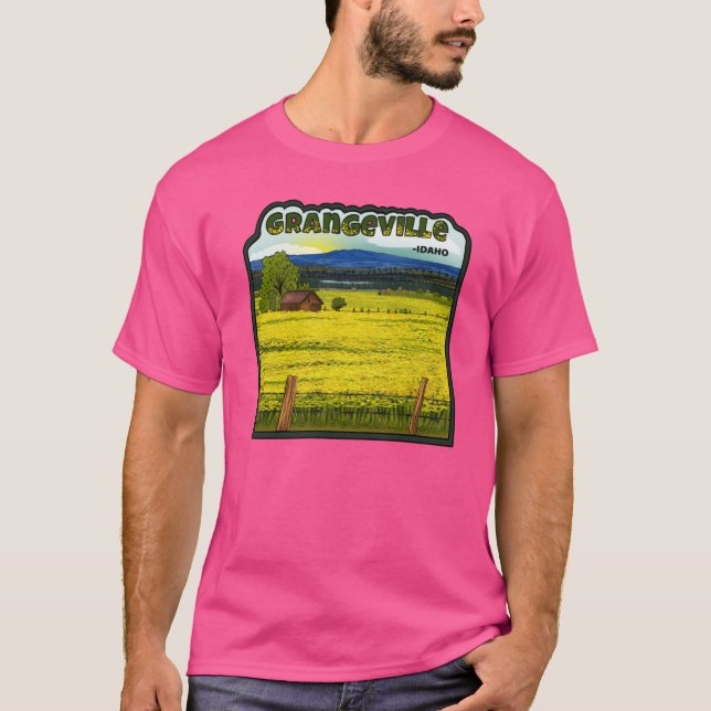 Camiseta Grangeville sobredimensionado (Anverso)