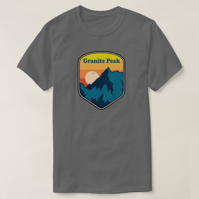 Camiseta Granite Peak Montana Sunrise (Diseño del anverso)