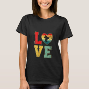 Camiseta Granja A de amor para mujeres ventilado retro de 7