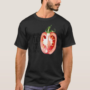 Camiseta Granja A Mesa Comer Arte Comer Agricultores De Apo