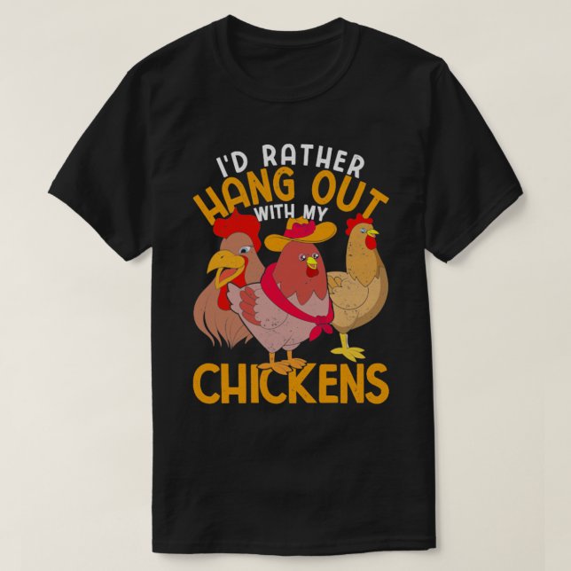 Camiseta Granja agrícola divertida de criadores de pollo gr (Diseño del anverso)