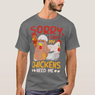 Camiseta Granja agrícola divertida de pollo animal