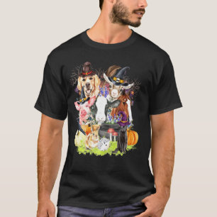 Camiseta Granja Animal Halloween Caballo Perro Vaca Gato Ne
