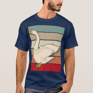 Camiseta Granja Animal Lover Farmer Retro Bird Goose