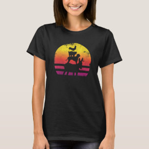 Camiseta Granja Animales Retro Vintage Donkey Dog Cat R