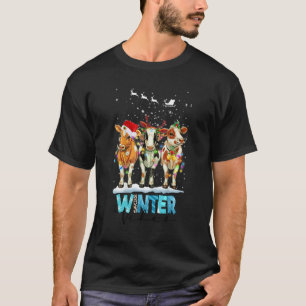 Camiseta Granja Animales Vacas Sombrero Santa Familia Pijam