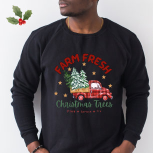 Camiseta Granja Árboles de Navidad frescos
