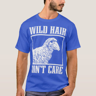 Camiseta Granja campesina Cabello salvaje no le importa la 