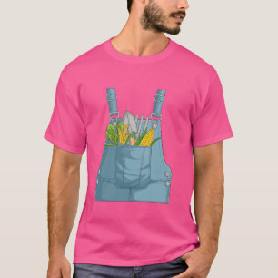 Camiseta Granja campesina Vestimenta Halloween Para Hombres