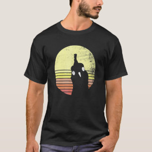 Camiseta Granja Cheeky Chicken Retro Sunset