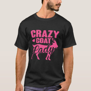 Camiseta Granja Crazy Goat Lady Goat