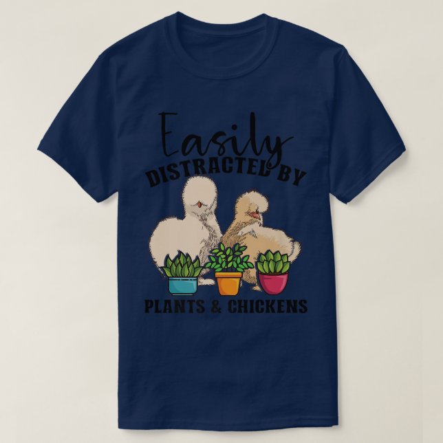 Camiseta Granja cultivadora de galletitas de jardín silkie  (Diseño del anverso)