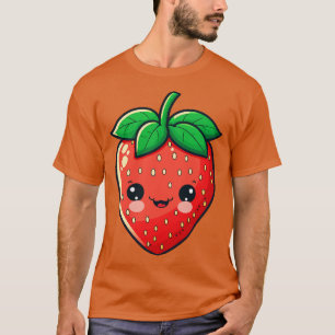 Camiseta Granja Cute Kawaii Strawberry Fruit