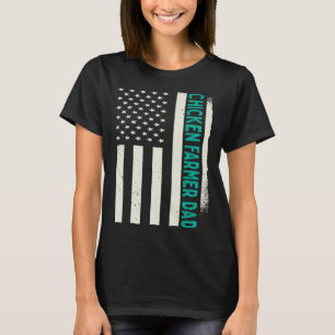 Camiseta Granja de agricultura de cerdos patrióticos de pol