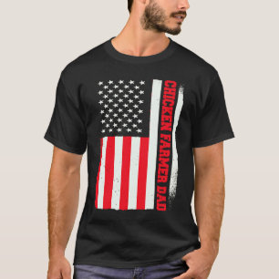 Camiseta Granja de Agricultura de Cerdos Patrióticos Gallin