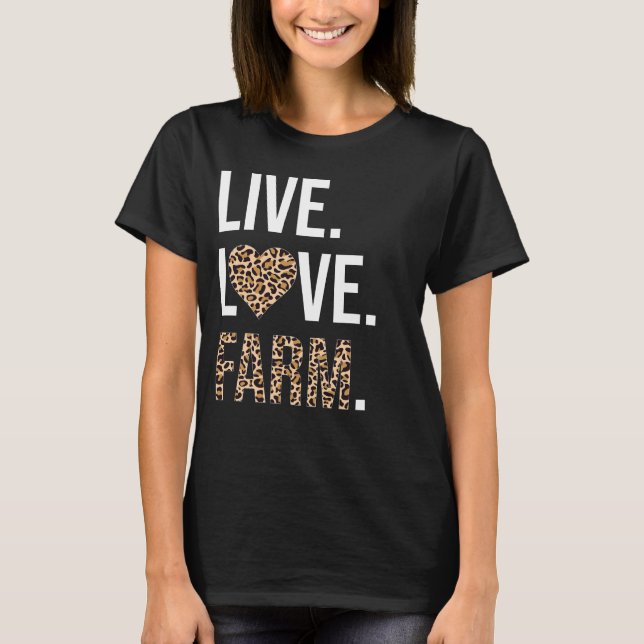 Camiseta Granja de amor viva Lover Gráficas mujeres y Chica (Anverso)