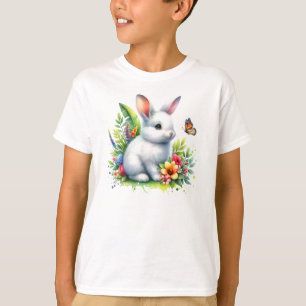 Camiseta Granja de animales bebé conejo sublimación Clipart