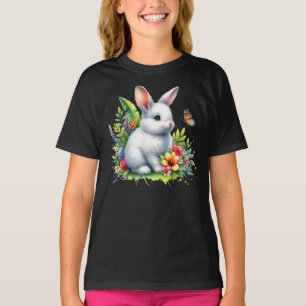 Camiseta Granja de animales bebé conejo sublimación Clipart