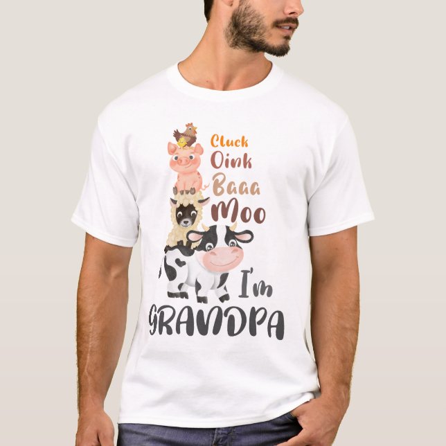 Camiseta Granja de animales Caw Matar al abuelo de la famil (Anverso)