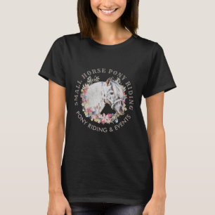 Camiseta Granja de animales con flor de caballo