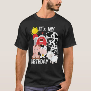 Camiseta Granja de animales de 3 años, es mi tercer Fiesta 