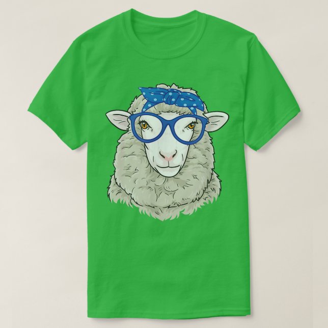 Camiseta Granja de animales de cría de ovejas (Diseño del anverso)