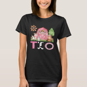 Camiseta Granja de animales de cumpleaños de Tio Pink para 
