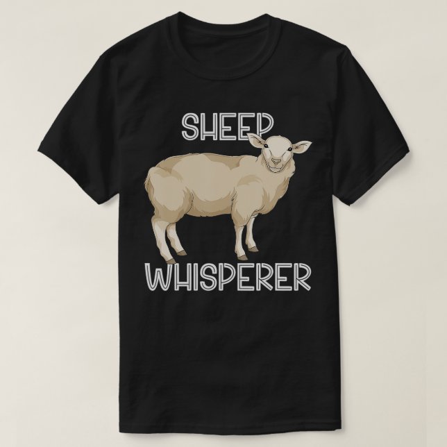 Camiseta Granja de animales de granja de ovejas de Whispere (Diseño del anverso)