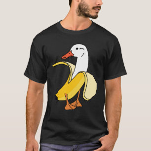 Camiseta Granja de Animales de Pato Plátano Fruta Antropomó