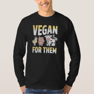 Camiseta Granja de Animales Éticos para Ellos Vegan Pollo C