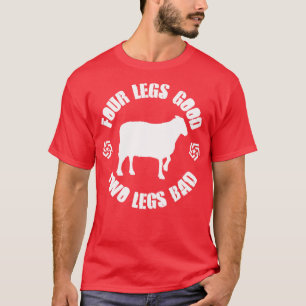Camiseta Granja de animales Orwell Cuatro Piernas Buenas Do